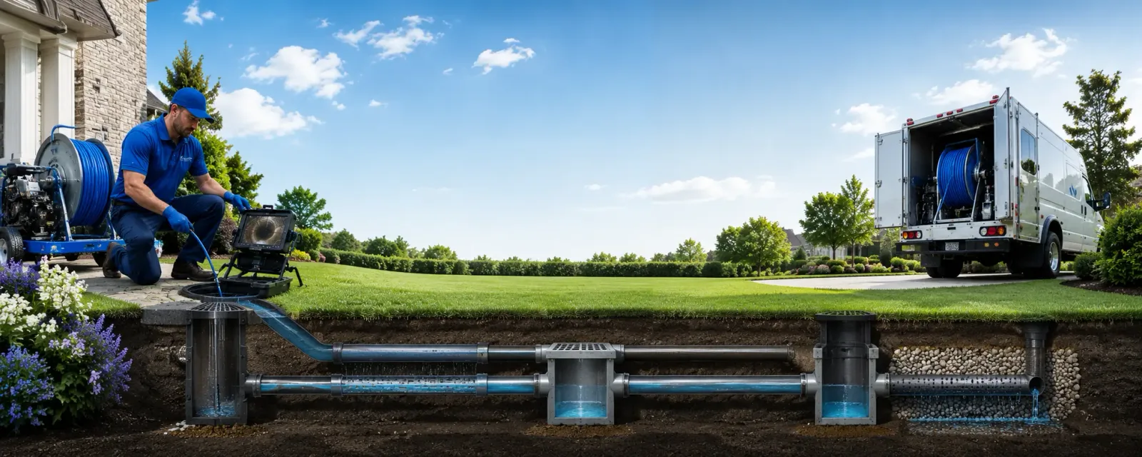 Outdoor drain cleaning information for Wendell, NC